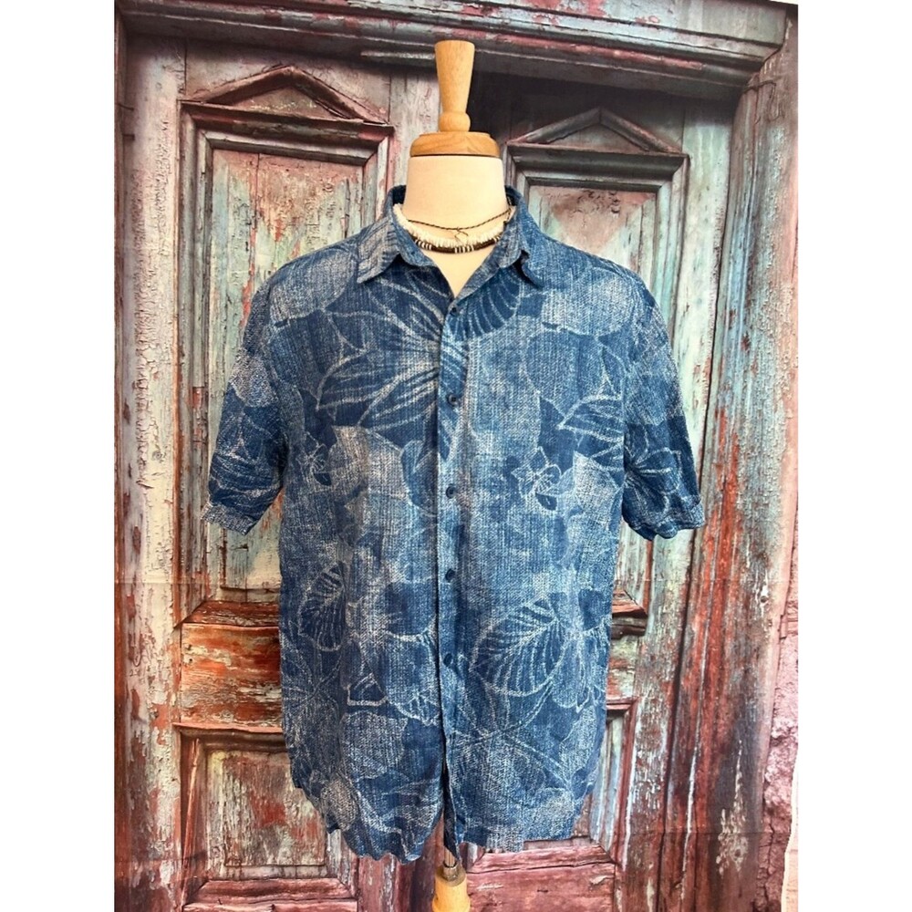 Havanera Linen blend Size XL Blue